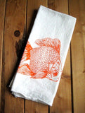 Flour Sack Tea Towel – Goldfish