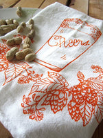 Flour Sack Tea Towel – Cheers