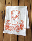 Flour Sack Tea Towel – Cheers