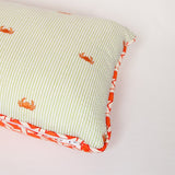 Seersucker Throw Pillow (Crabs)