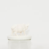 Animal Lid Decorative Jar - Pig