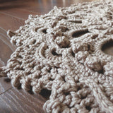 Crochet Doily Rug - Floral