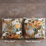 Jungle in the House Throw Pillow